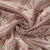 Dusky pink Cutdana & Sequins Embroidery Organza Fabric