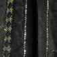 Black Cutdana & Sequins Embroidery Organza Fabric