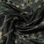 Black Cutdana & Sequins Embroidery Organza Fabric