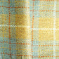 Mustard & Grey Check Print Pashmina Fabric