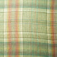 Orange Check Print Pashmina Fabric