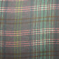 Wine Check Print Pashmina Fabric