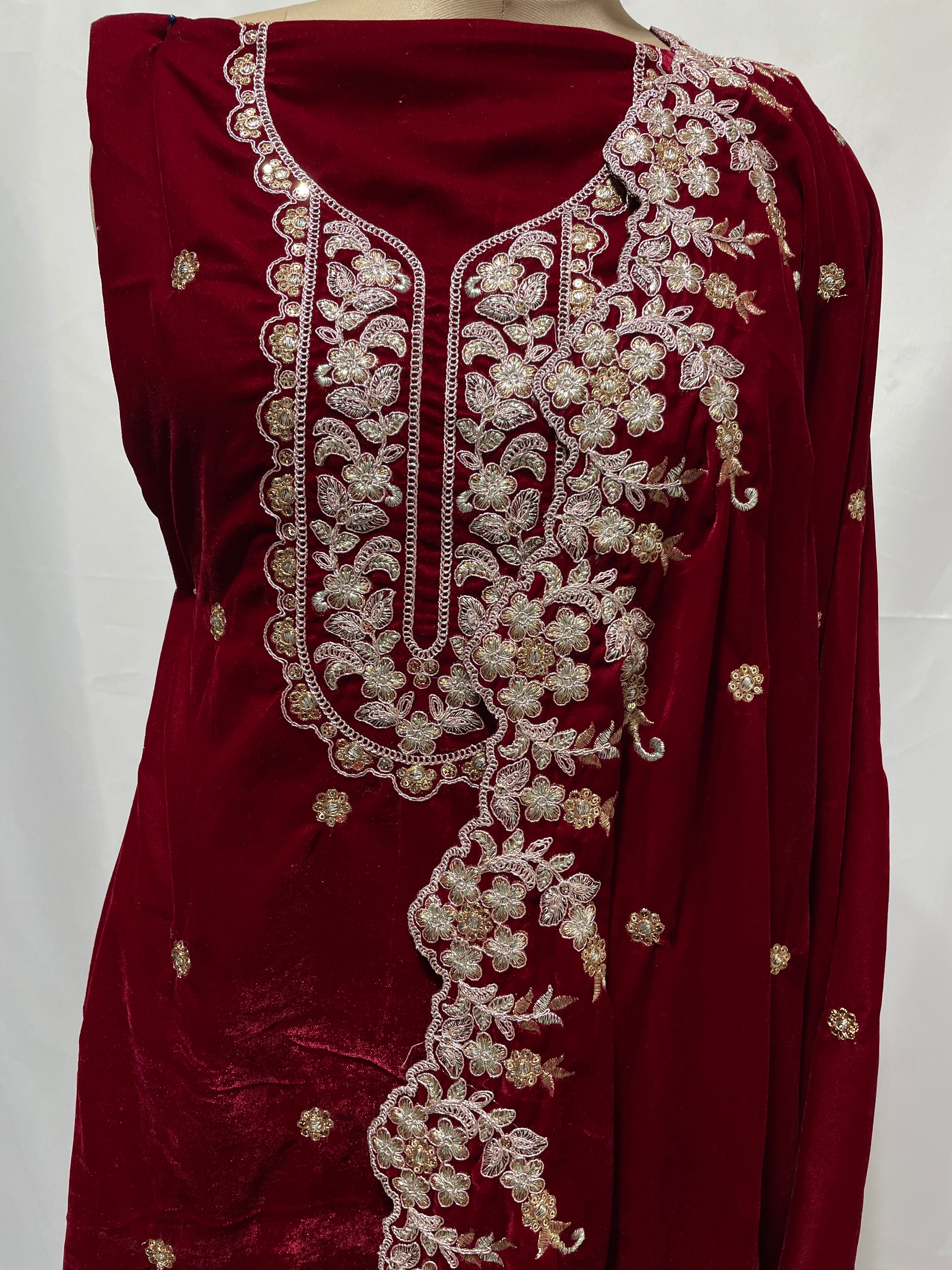 Ganga | Embroidered Suit | Mannat Clothing – MannatClothing