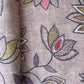 Purple Madhubani Print Cotton Mulmul Fabric 15662