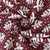 Maroon Dabu Print Cotton Fabric 16056