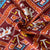 Orange Patola Print Cotton Fabric 16252