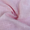 Exclusive Cotton Linen Slub Baby Pink Solid Fabric Fabric