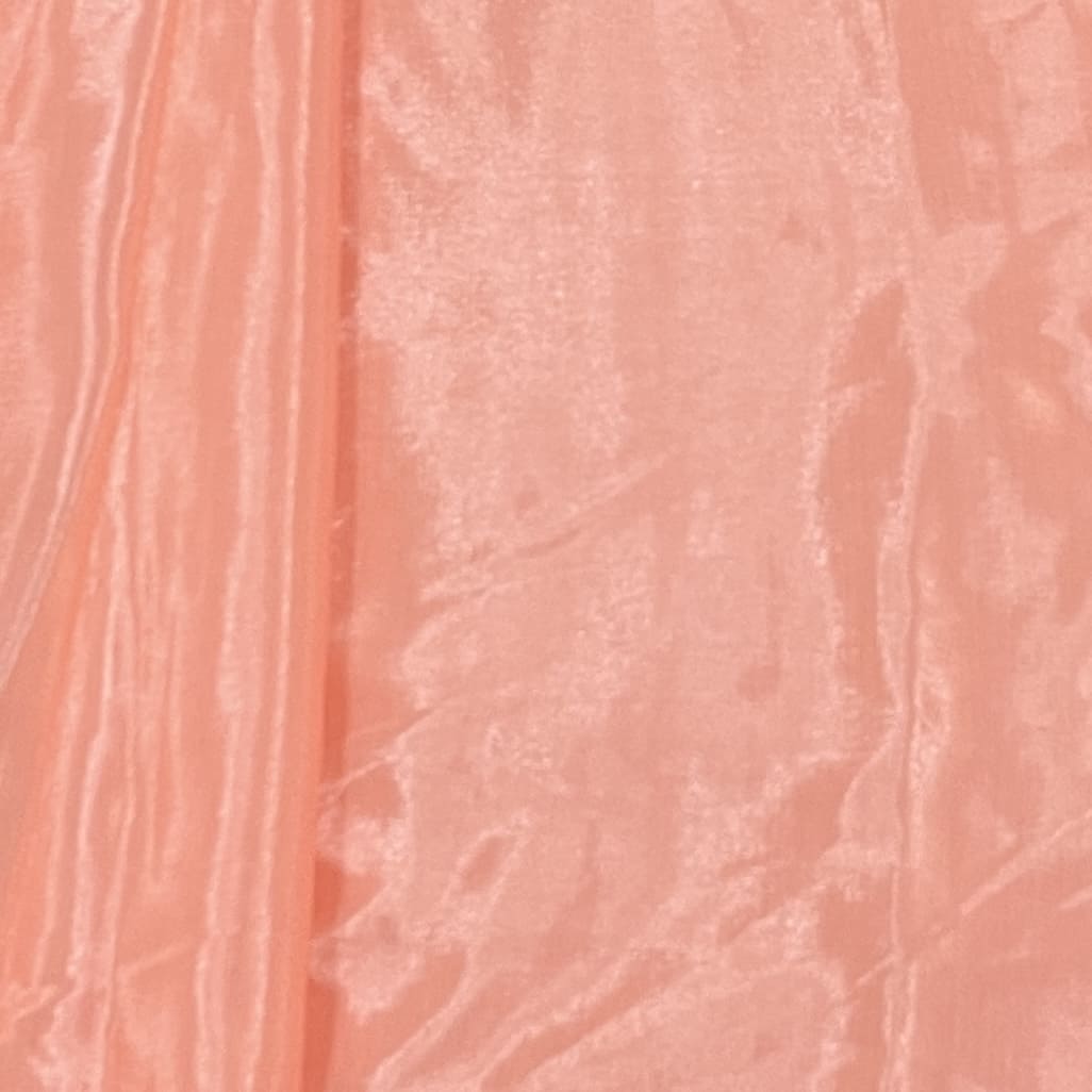 Salmon Pink Solid Shantoon Fabric