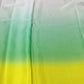 Classic Yellow Green Grey Ombre Print Modal Satin Fabric