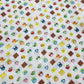 White Kids Print Cotton Fabric