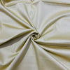 Latte Cream Solid Cotton Satin Fabric - TradeUNO