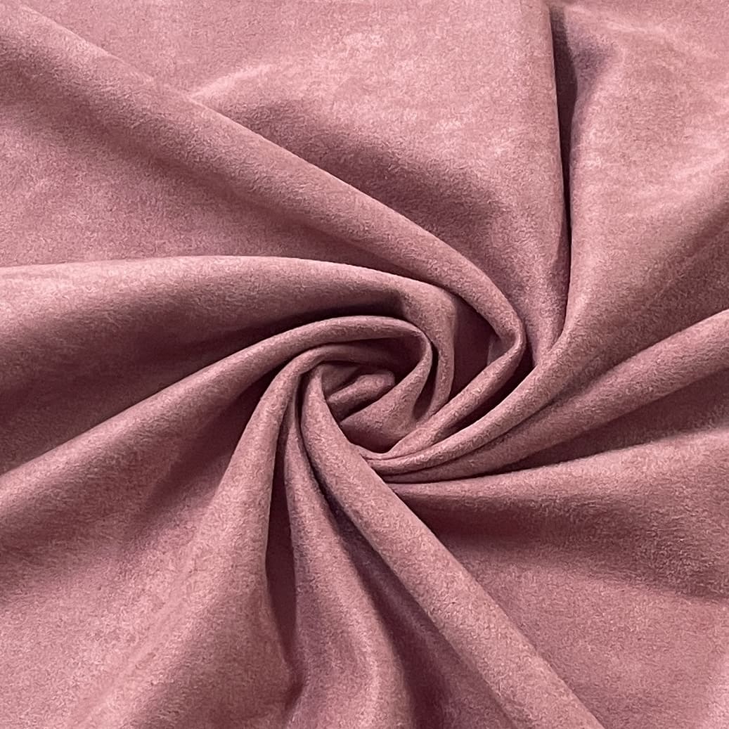 Suede Is Artificial Light Pink Suede Fabric Closeup Velvet Texture