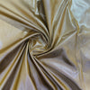 Light Copper Solid Shimmer Banarsi Satin Brocade Fabric