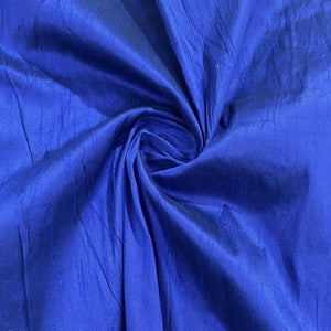 Royal Blue Silk Fabric by the Yard, 41 Inch Royal Blue Dupioni Silk Fabric,  Wholesale Slub Silk Fabric for Curtains,upholstery,wedding Dress -   Canada