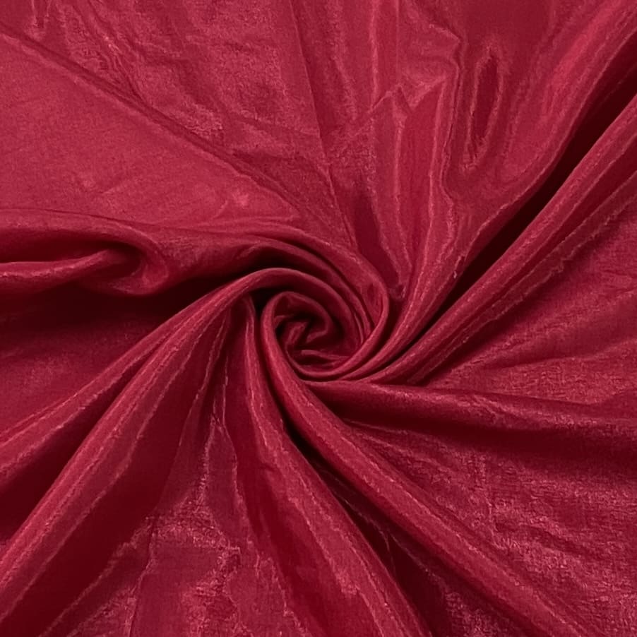 dark red solid shantoon fabric