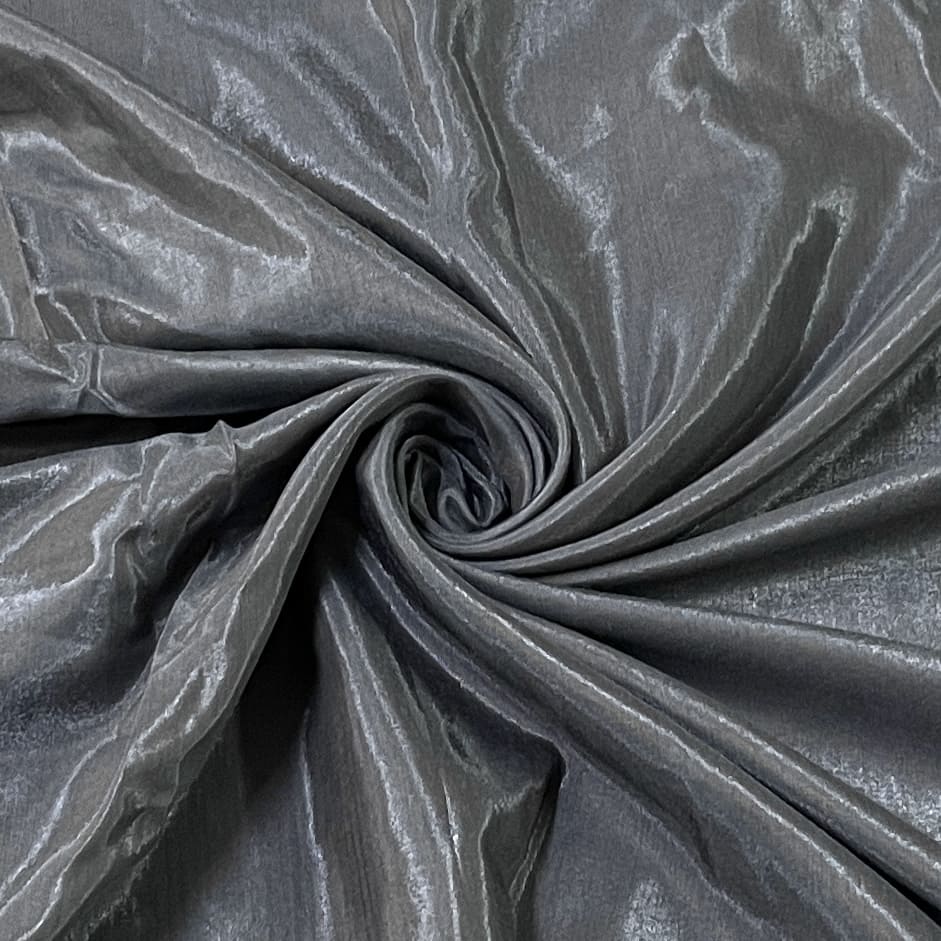 dark grey solid shantoon fabric