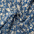 Exclusive Blue Floral Print Rayon Fabric