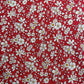 Exclusive Red Floral Print Rayon Fabric