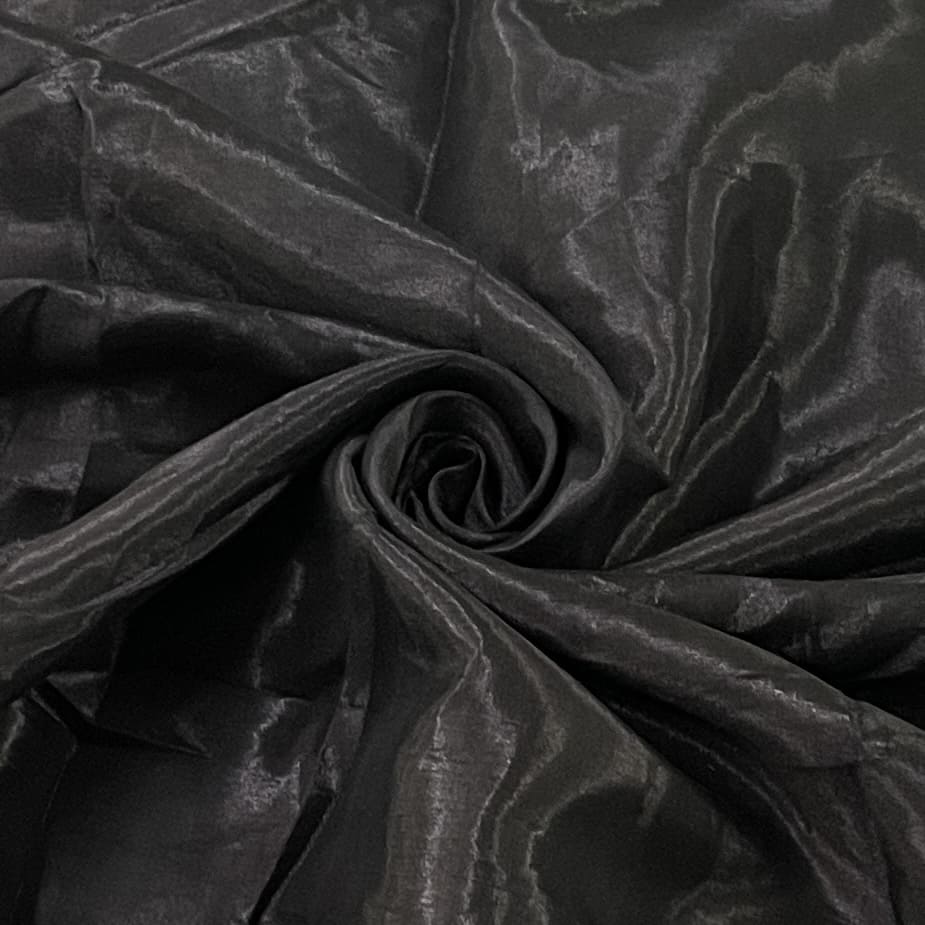 dull black solid shantoon fabric