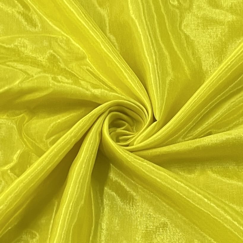 lemon yellow solid shantoon fabric