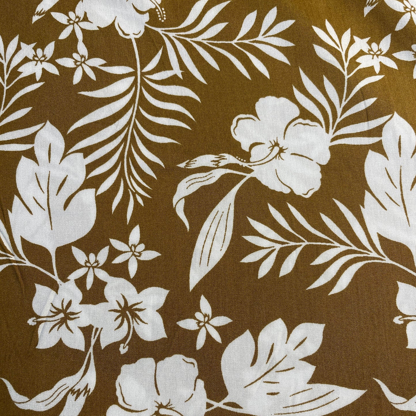 Exclusive Rayon Fabric Olive Green Floral Print Fabric