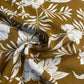 Exclusive Rayon Fabric Olive Green Floral Print Fabric