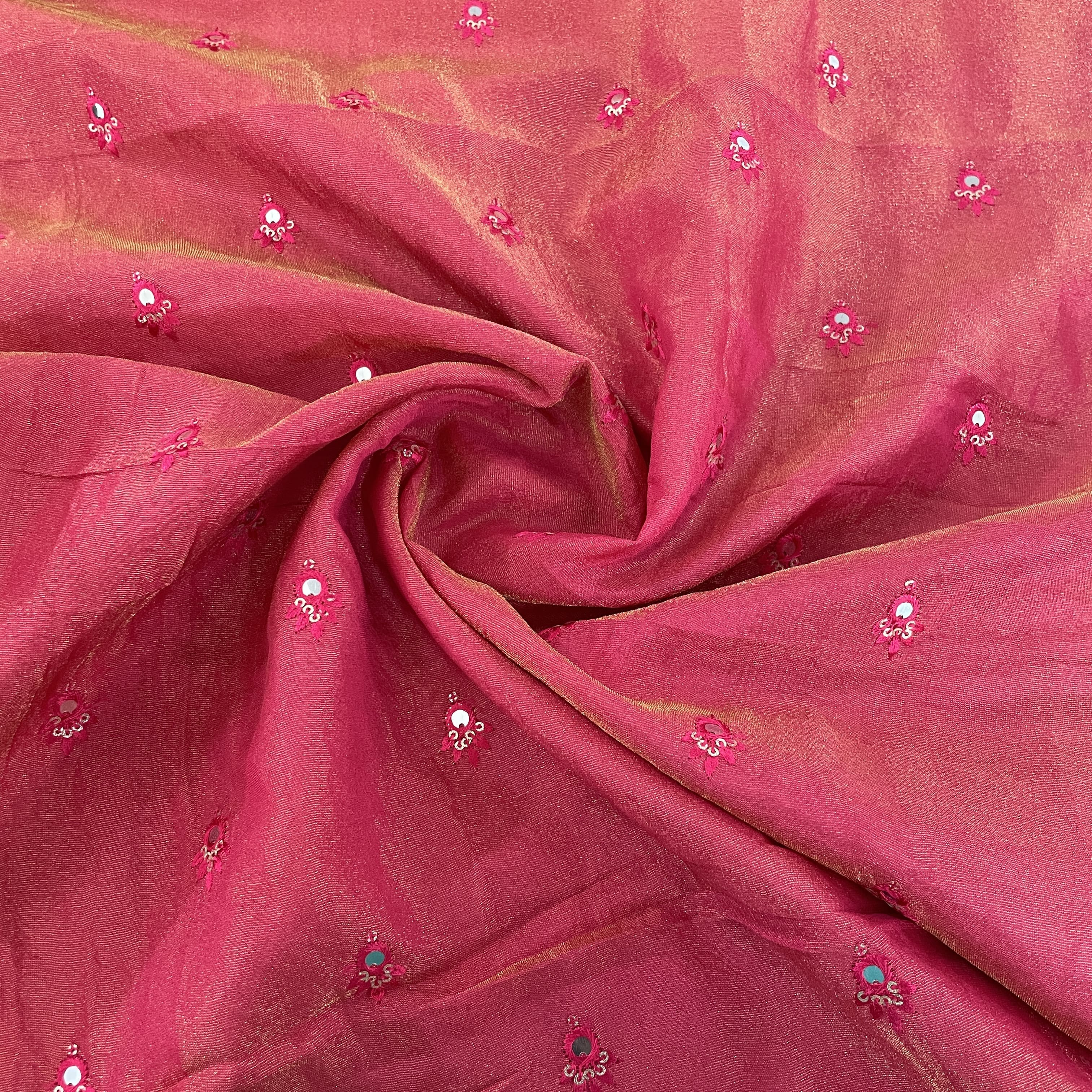 Silk Chiffon - Marshmallow Pink - Fabric by the Yard