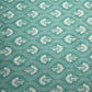 Sea Green Dabu Print Cotton Fabric