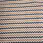 White Black Chevron Print Cotton Fabric