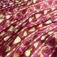 Red Pink Flower Print Cotton Fabric