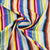 Exclusive Multicolor Stripe Print Japan Satin Fabric