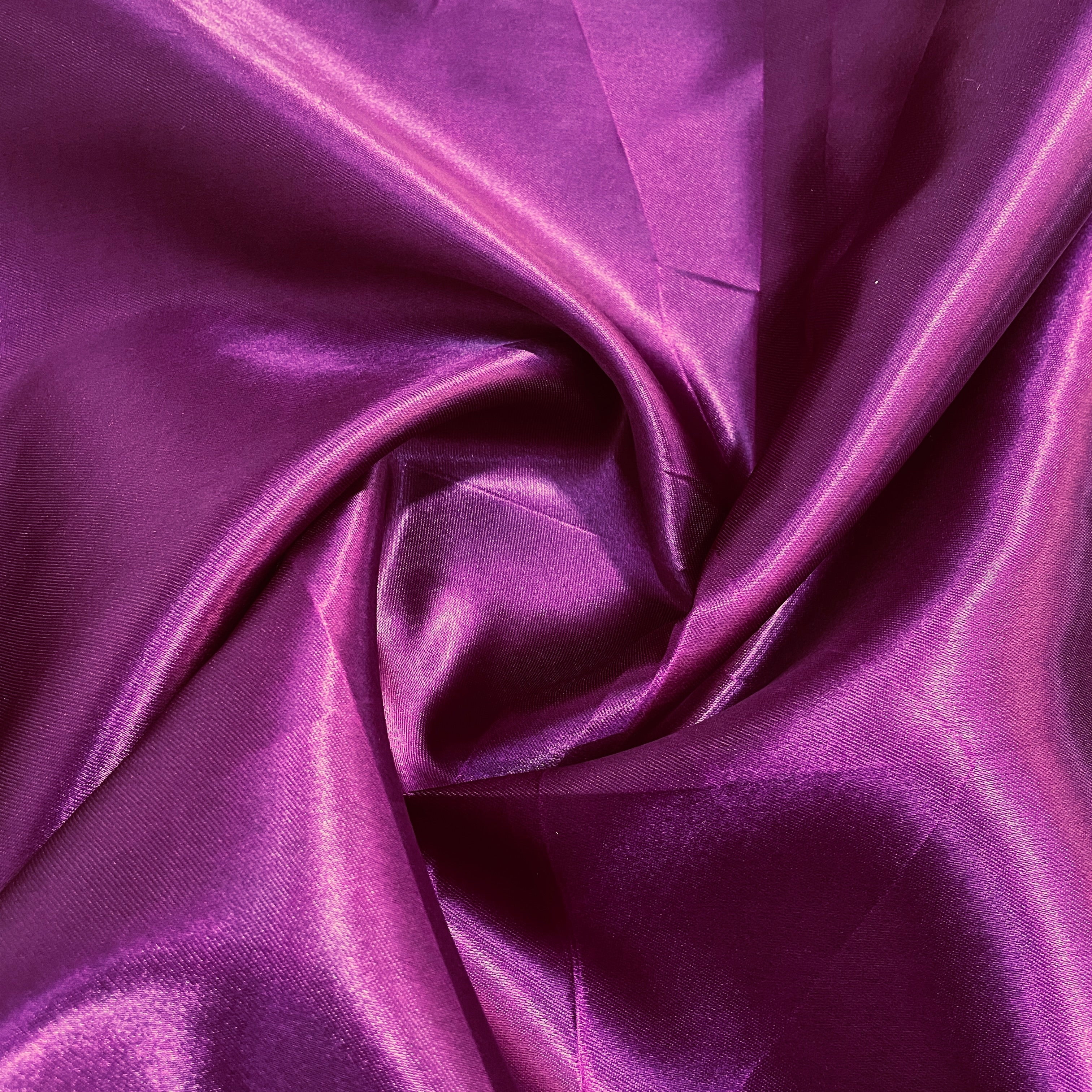 Crêpe Satin Deep dark purple - YES Fabrics