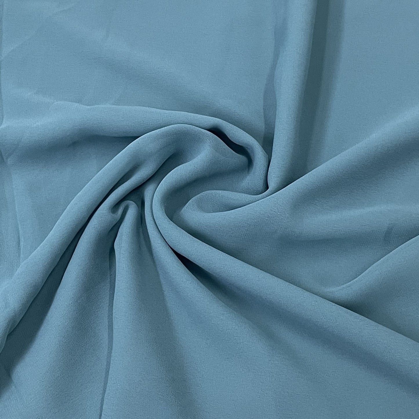 classic light teal green solid georgette fabric