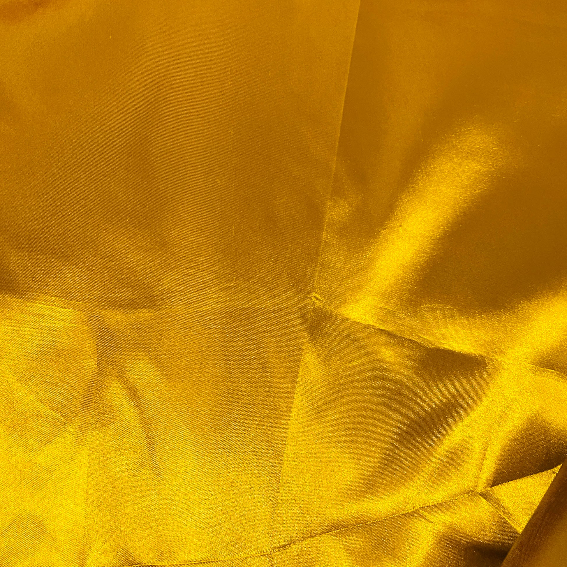 Golden Tan Silky Solid Lightweight Satin Fabric | Special Occasion | Lining  | 100% Polyester | Clothing and Apparel | 60 inch Wide | Sold By the Yard