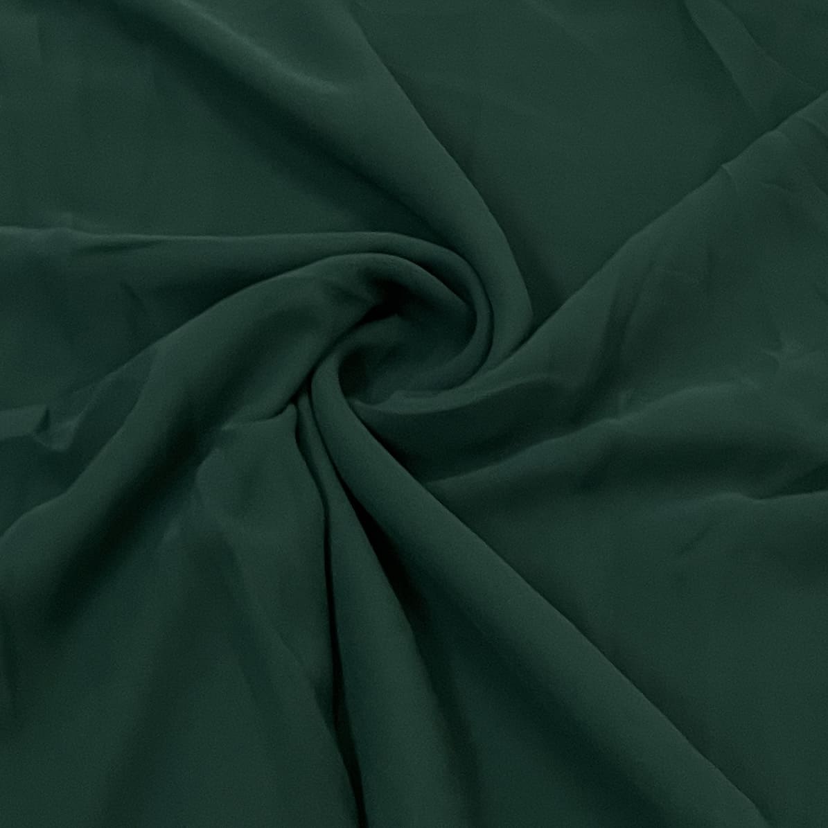 Classic Seaweed Green Solid Georgette Fabric