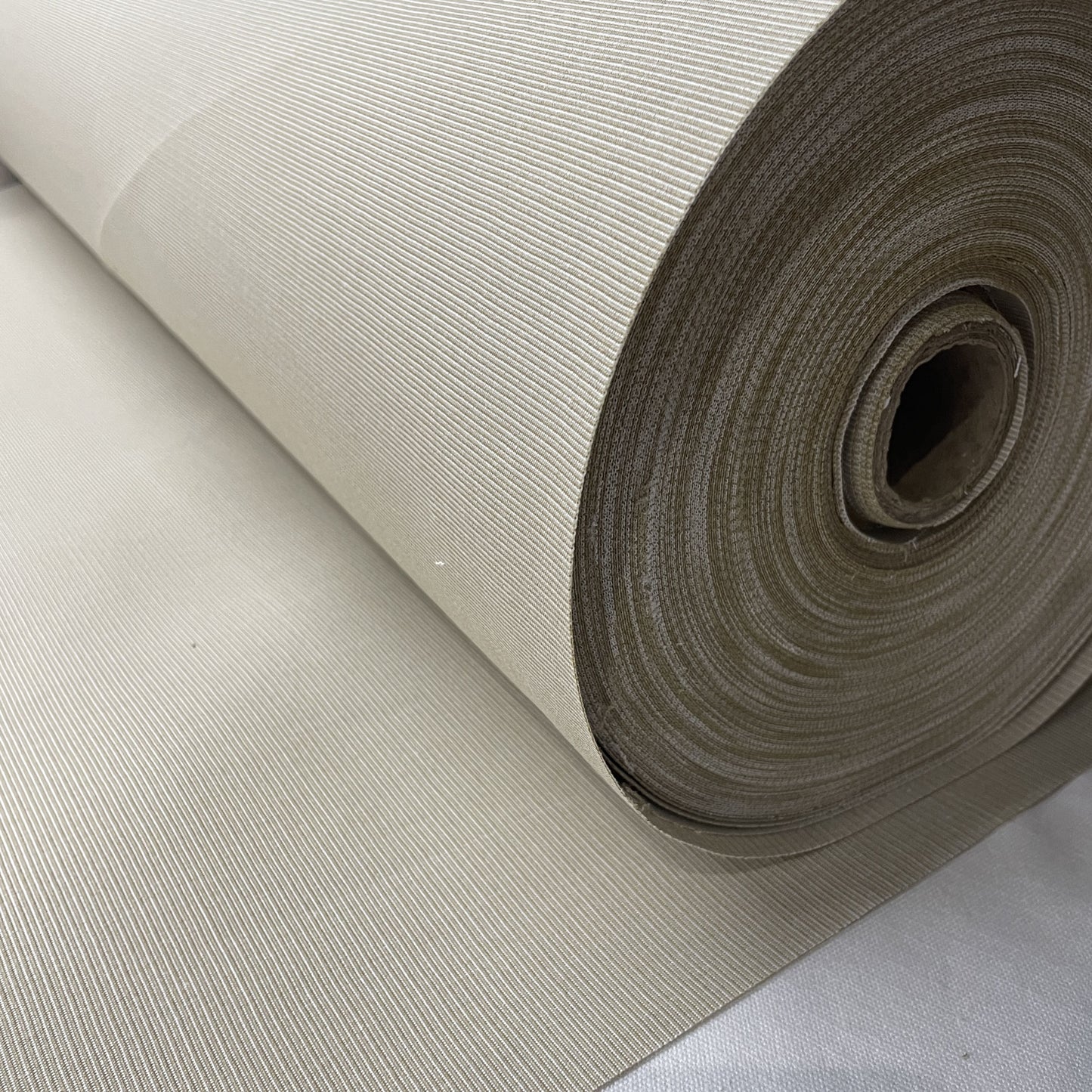 Premium Cream Stripes Acrylic Fabric