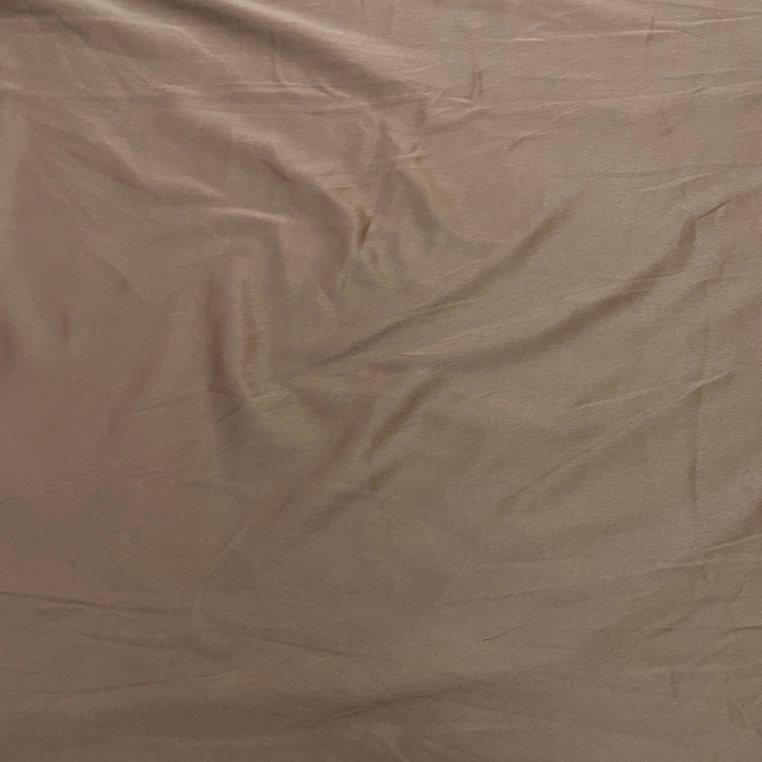 Dark Brown Solid Lycra Dyed Fabric
