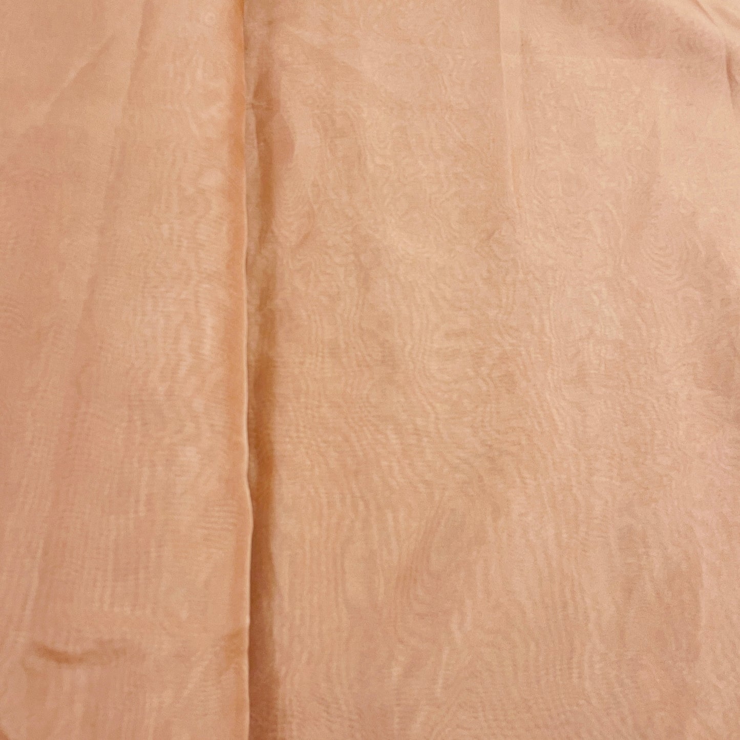 Exclusive Light Copper Solid Organza Fabric