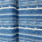 Blue & White Stripes Print Cotton Fabric - TradeUNO