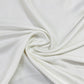 Exclusive White Solid Dyeable Modal Satin Fabric