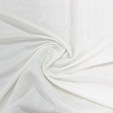 White Colour Floral Digital Print Muslin Fabric