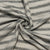 Premium Grey Stripes Crochet Fabric