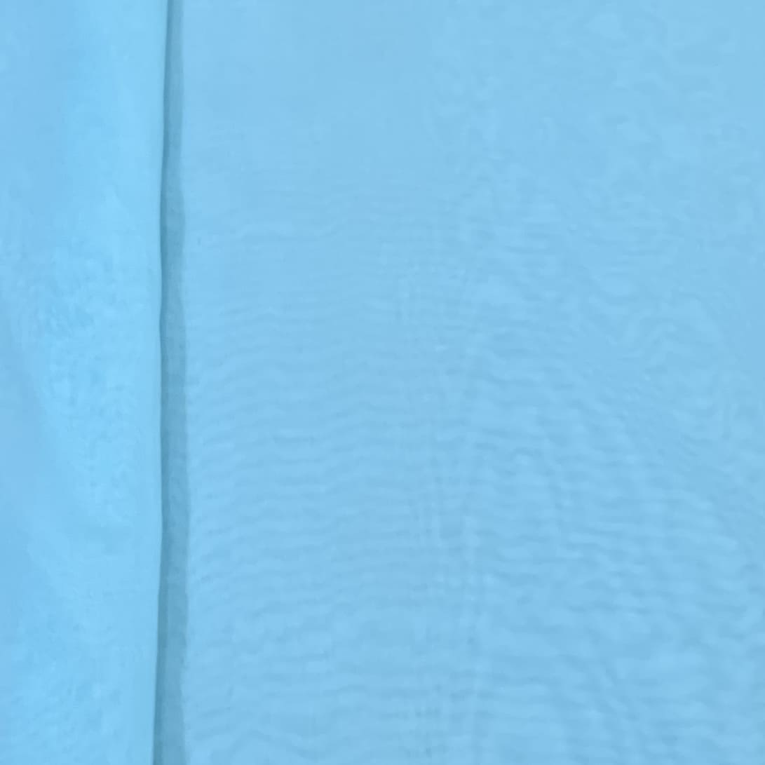 Exclusive Aqua Blue Solid Organza Fabric