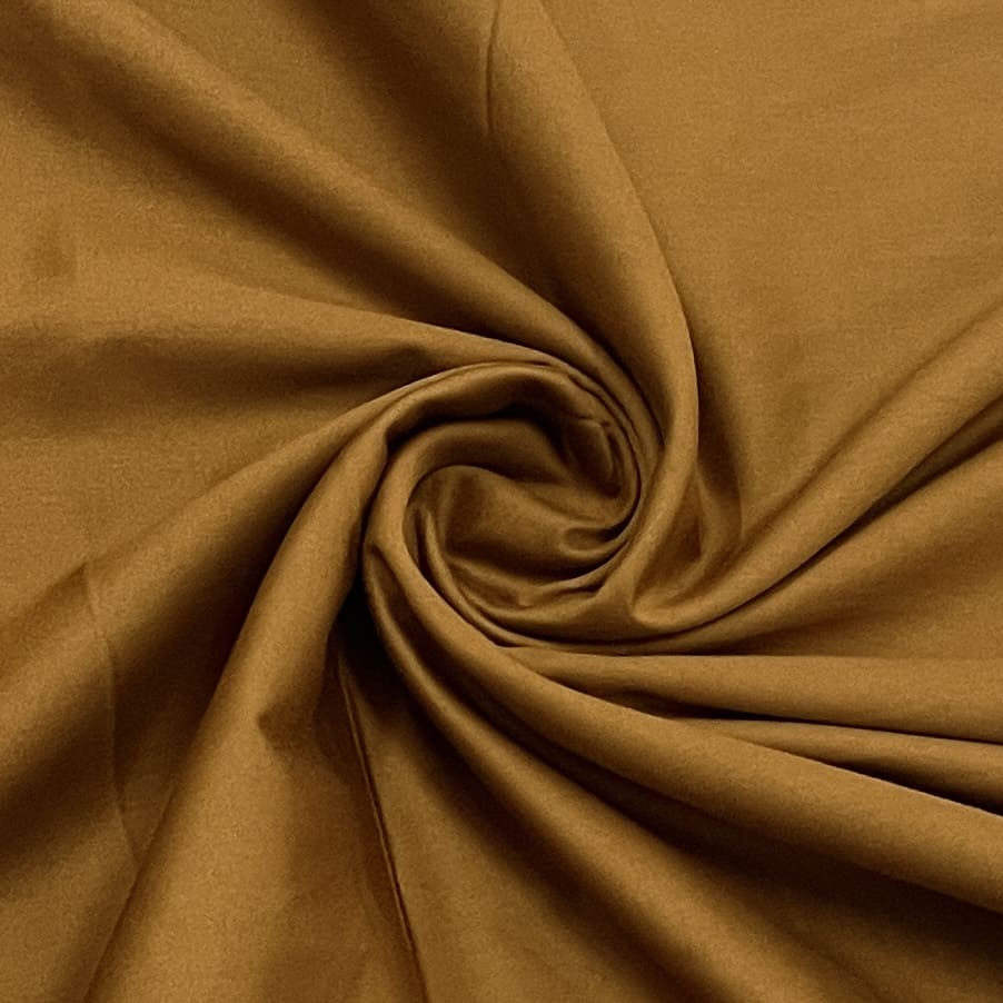 Stretch satin of cotton - brown
