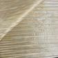 Premium Cream Gold Stripes Organza Zari Fabric