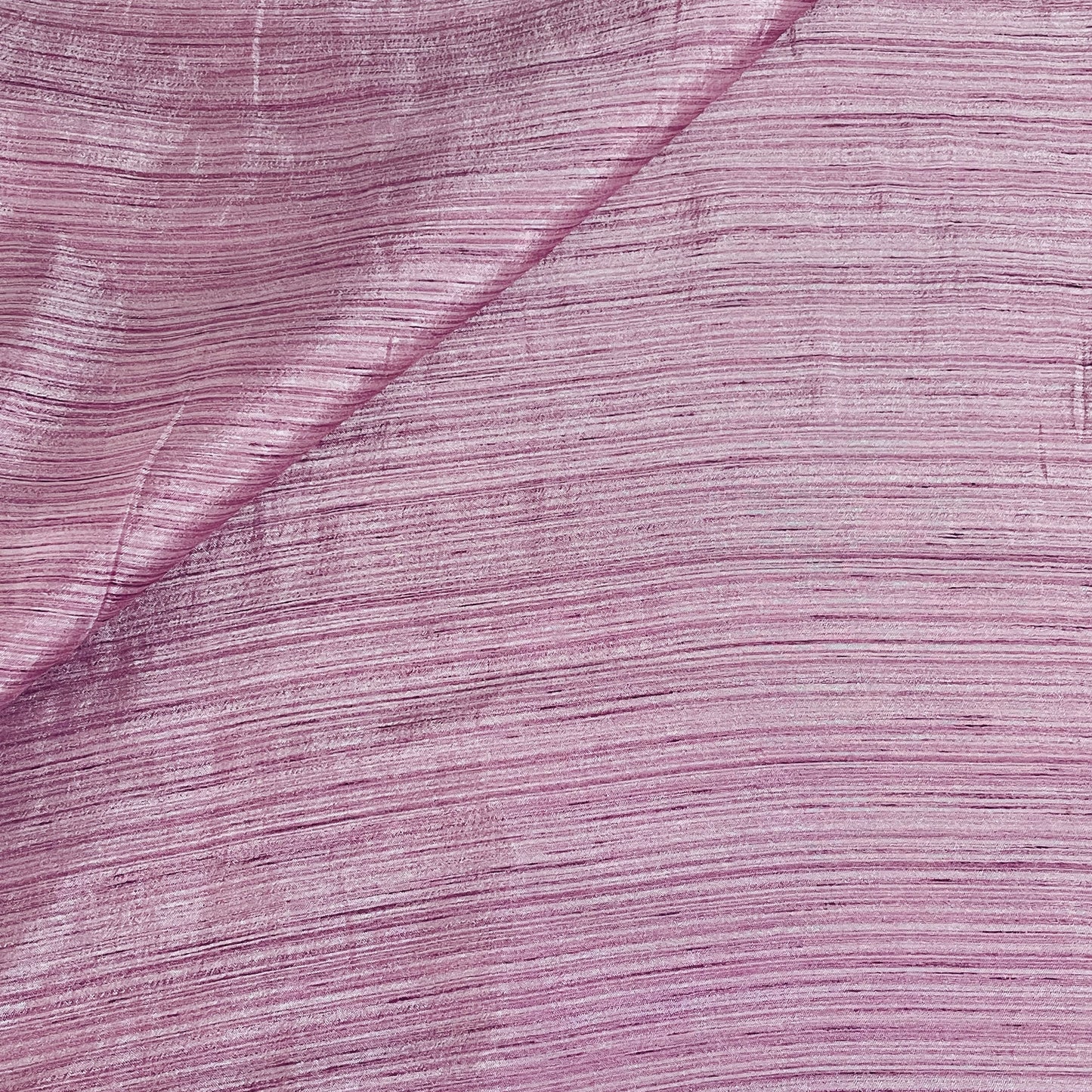 Premium Punch Pink Solid Tusser Khadi Fabric