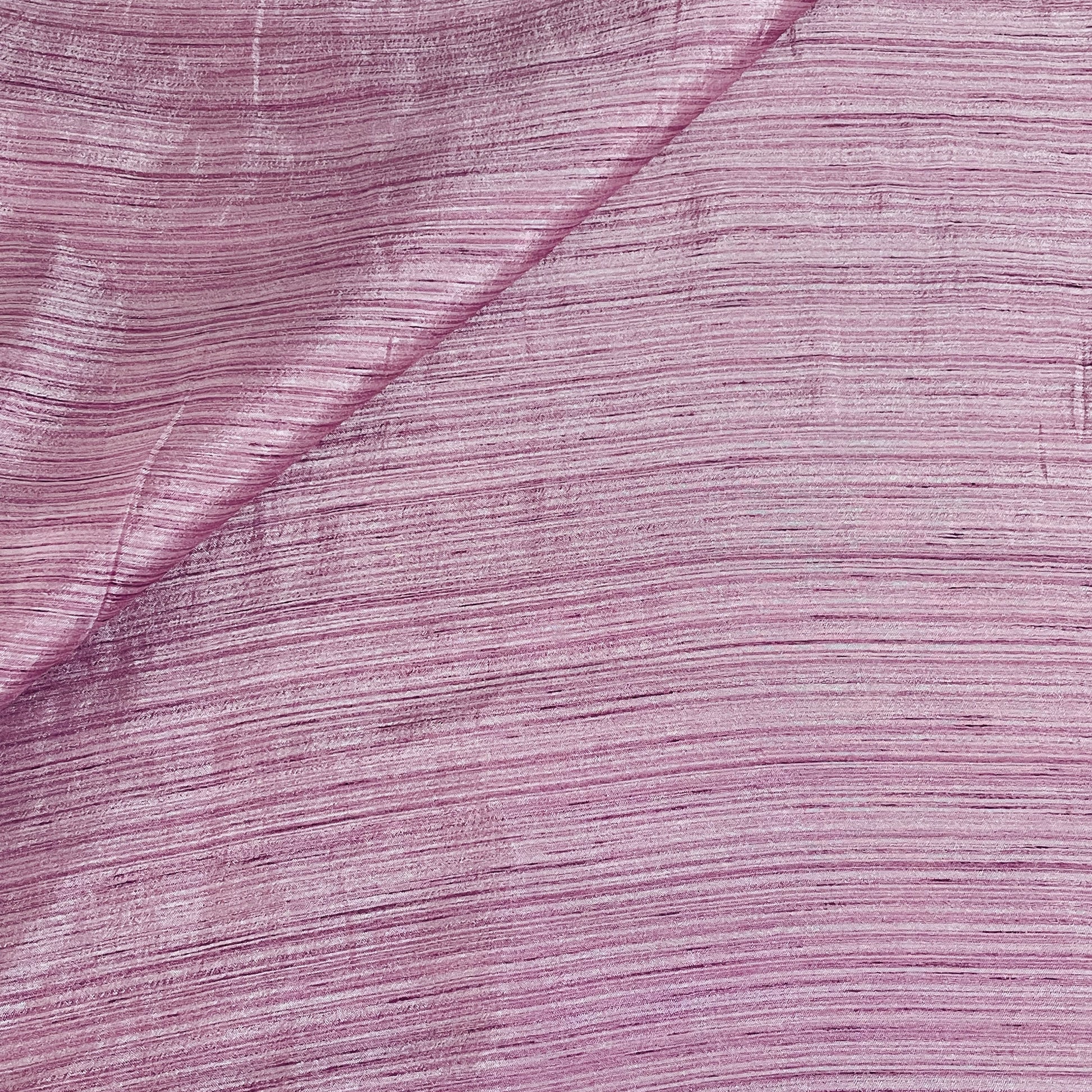 Premium Punch Pink Solid Tusser Khadi Fabric