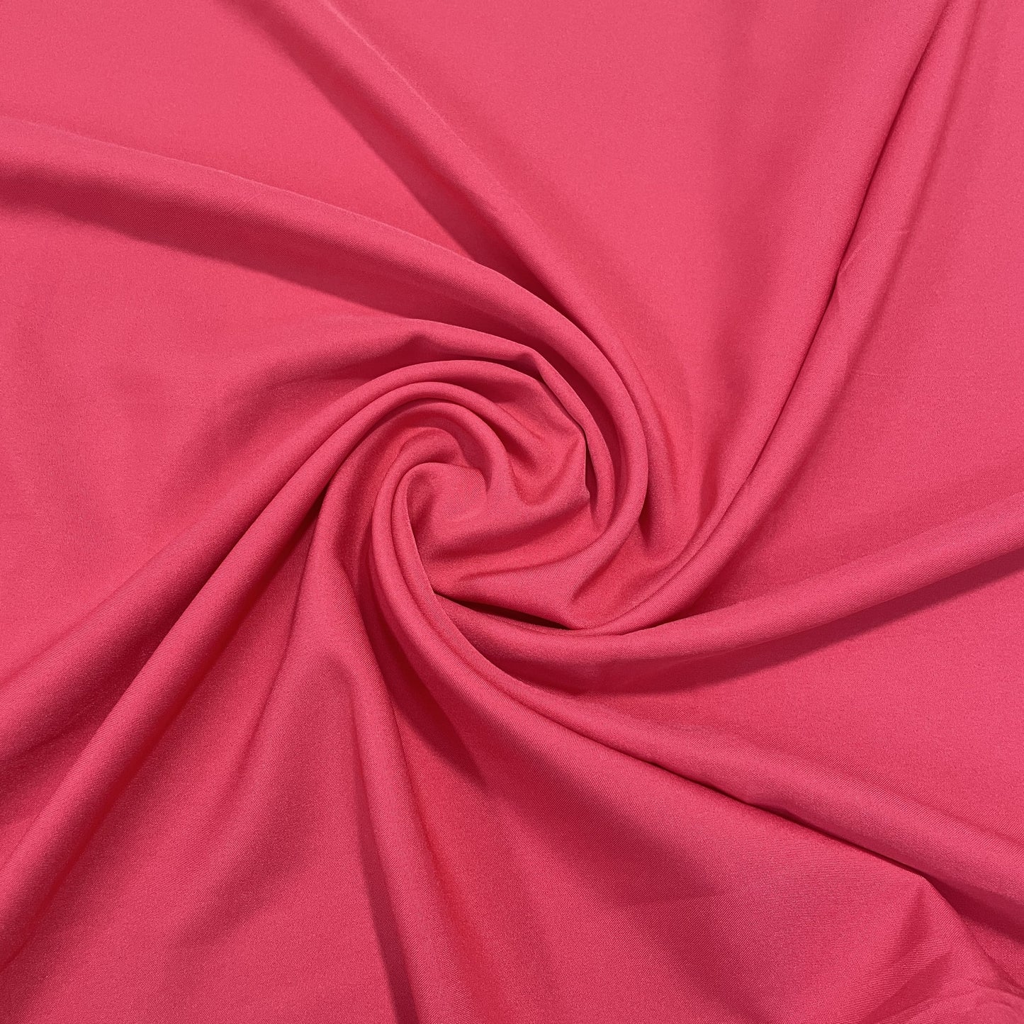 Exclusive Hot Pink Solid Malai Crepe Fabric