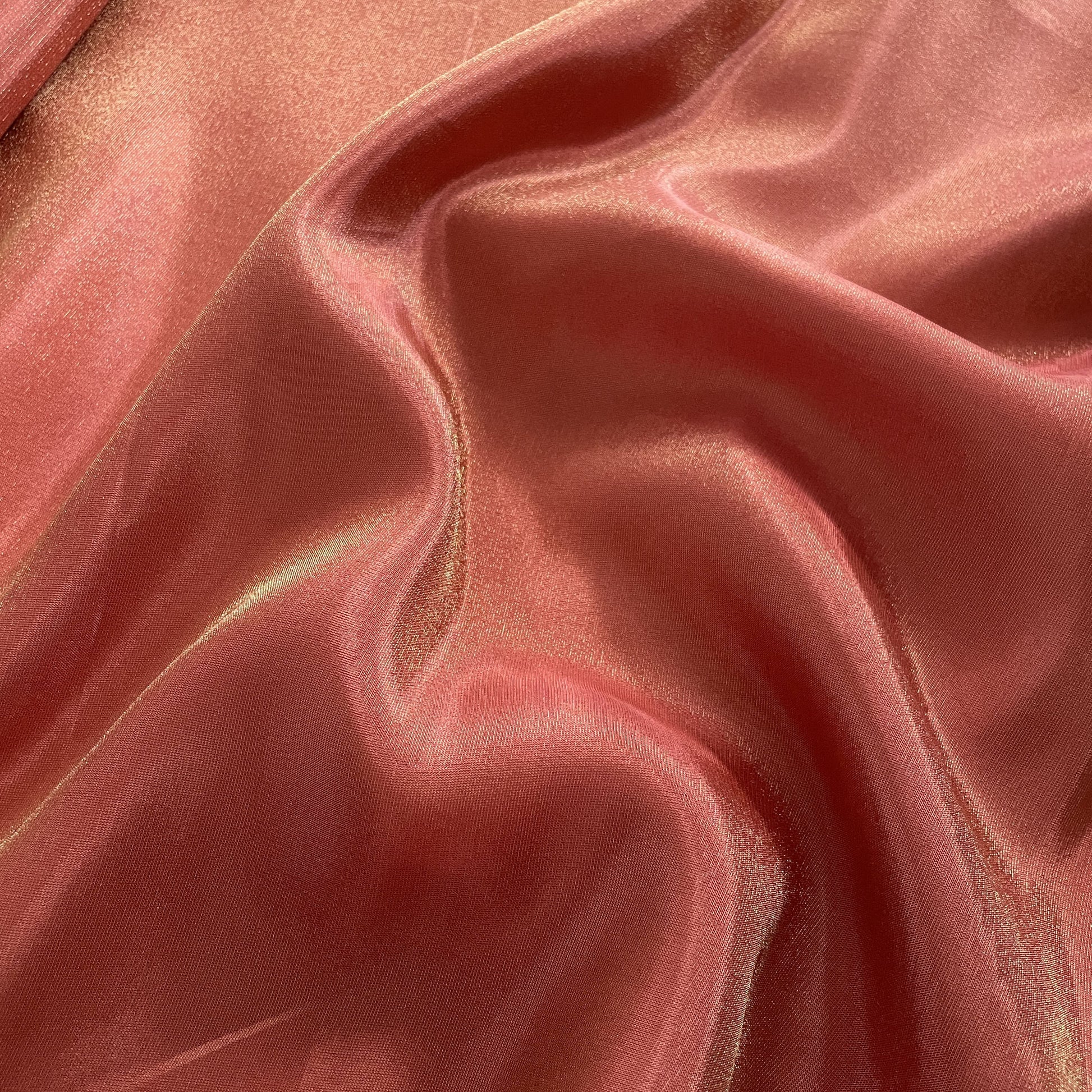 Premium Orange Solid Viscose Tissue Fabric