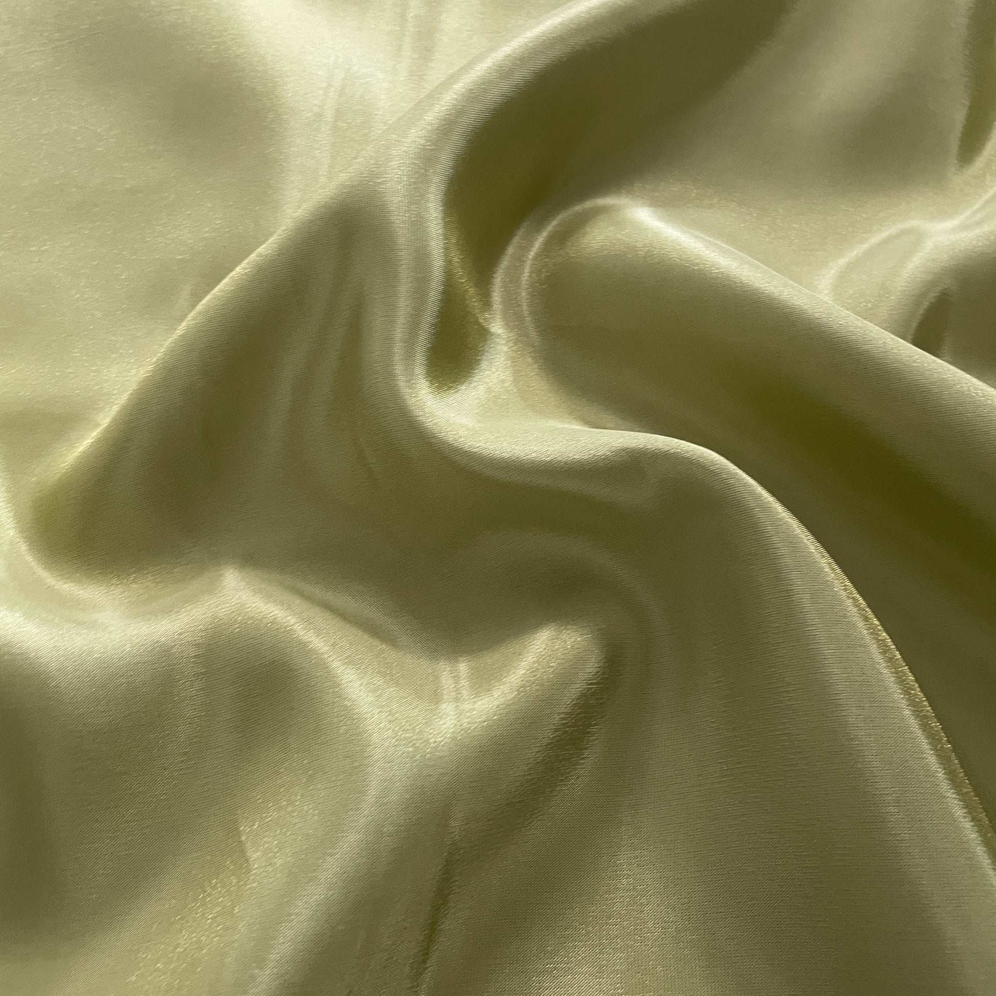 Premium Light Olive Green Solid Viscose Tissue Fabric